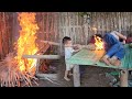 Mother is seriously ill, son plays with fire and burns mother while she is sleeping