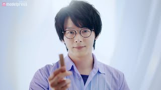 中村倫也、お菓子をシェア「あなたも」ブルボン「#ルマンド男子」シリーズ第3弾CM＆メイキング