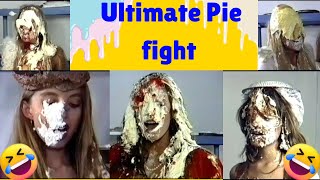 Pie fight Girls pied funny moments