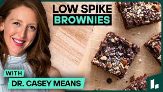 EASY LOW-SPIKE BROWNIES Recipe: Metabolically Healthy Dessert for Stable Blood Sugar Levels