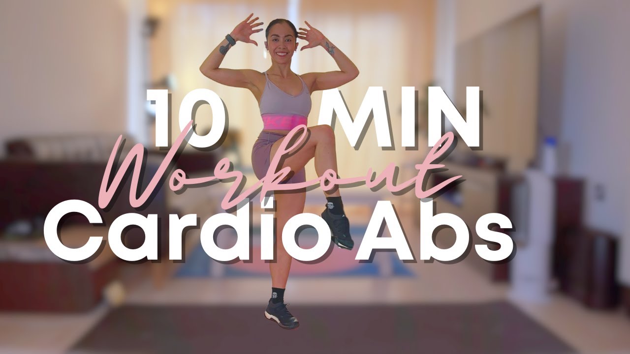 10 Min Standing Cardio Abs Workout All Standing No Equipment Home