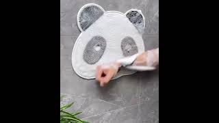 Product Link in the Comments! Panda Pattern Non-Slip Massage Bathroom Mat