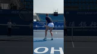 Lyuda Samsonova Practice in #zhengzhou #lyudasamsonova #samsonova #tennis #wta #tennispractice