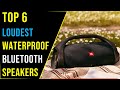 ✅Top 6: Best Loudest Waterproof Bluetooth Speakers in 2023 || The Best Waterproof Speakers - Reviews