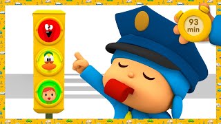 🚦POCOYO AND NINA - Learn To Use Traffic Lights [93 min] ANIMATED CARTOON for Children |FULL episodes