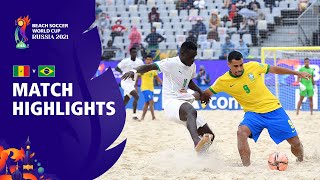 Senegal v Brazil | FIFA Beach Soccer World Cup 2021 | Match Highlights