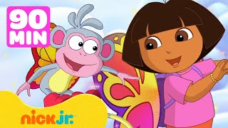 Maratona di feste in costume con Dora e Boots! 🦋 90 minuti   | Nick Jr. Italia