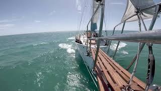 30 minutes of Sailing on the Schooner Grand Nellie [SLOW TV]