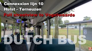 Busreis Hulst naar Vogelwaarde lijn 10 connexxion