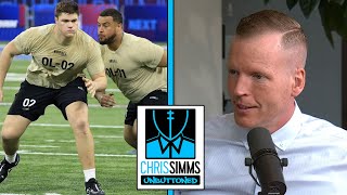 NFL Combine takeaways from stacked offensive line draft class | Chris Simms Unbuttoned | NFL on NBC