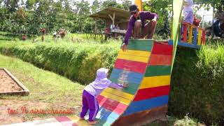 Benteng Takeshi's Castle Indonesia Wahana Permainan Anak - Outbound Amanah - Tk Firdaus - Tori Airin