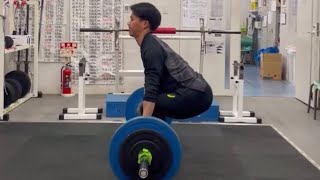 山縣亮太選手 ハイクリーン 85kg