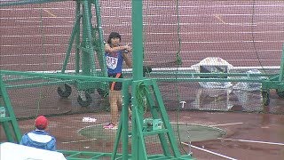 女子ABC共通 円盤投  決勝 3位 第48回ジュニアオリンピック