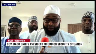 Gov Bago Briefs President Tinubu On Security Situation