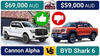 GWM Cannon Alpha PHEV vs BYD Shark #bydshark