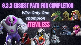 Act 8.3.3 Easy Path For Completion Nimrod Vs. Whole Path All fights Solo Anti Venom Boss mcoc