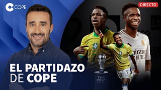 🔴 VINICIUS GANA EL THE BEST Y ACUDE A LA GALA A RECOGERLO I El Partidazo de COPE, con Juanma Castaño