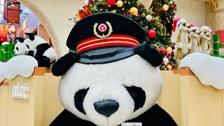 クリスマスツリー　上野駅と長井タスビル