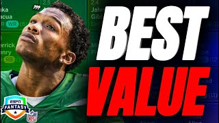 The 8 BEST Values In Your ESPN Fantasy Football Draft