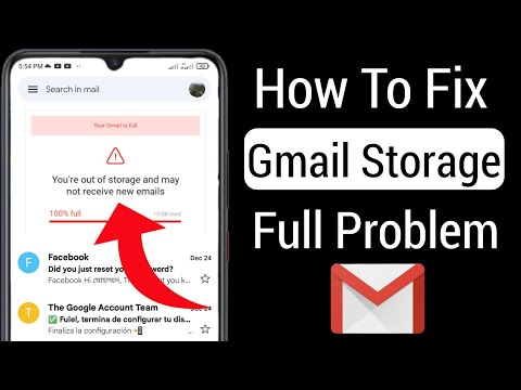 How To Fix Gmail Account storage is full you might not be able to send or receive mail
