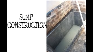 SUMP CONSTRUCTION 2000 LITRES|water sump| Yes sir housing