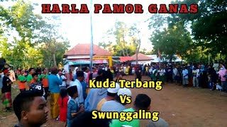 Harla PAMOR GANAS || Kuda Terbang Vs Swunggaling