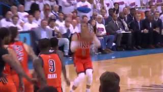 Adams and Westbrook Plan Intentional Missed Free Throw | April 23, 2017