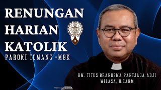 RENUNGAN HARIAN KATOLIK SELASA 24 SEPTEMBER 2024