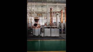 300L copper still with copper reflux columns versatile still for making gin vodka whisky brandy