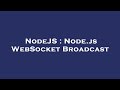 NodeJS : Node.js WebSocket Broadcast