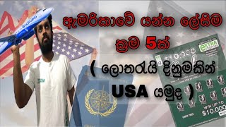 ඇමරිකාවට එන්න පුලුවන් ක්‍රම 5ක් | FIVE WAYS TO ENTER THE USA - Sinhala