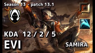 【EUWサーバー/GM】TH Evi サミーラ(Samira) VS ゼリ(Zeri) BOT - Patch13.1 EUW Ranked【LoL】