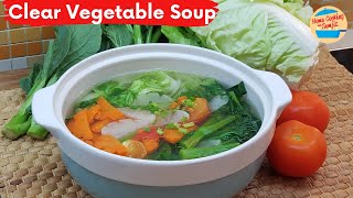 Homemade Clear Vegetable Soup Recipe