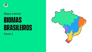 BIOMAS BRASILEIROS - Parte 2 | GEOGRAFIA | Mapa Mental | Quer Que Desenhe
