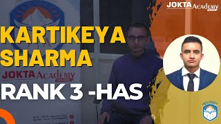 HAS RANK 3  Interview | Kartikeya Sharma | HPAS | by Jokta Sir | Jokta Academy | HPAS 2021