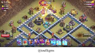 Minion Prince Dominates with 3-Star Attack in Clan War League! toufikgms 🔥💥