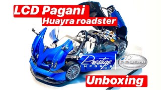 模型車開箱 - Pagani Huayra Roadster by LCD unboxing