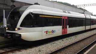 Thurbo Stadler GTW Arrival at Herisau 15.05.2018