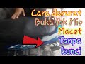 cara buka jok mio tanpa kunci, untuk darurat