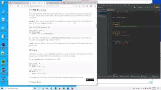 Flask tutorial 4 - HTML Escaping