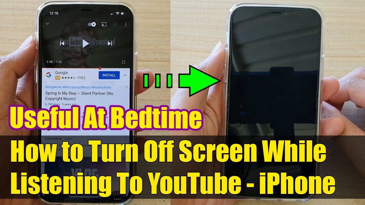 IPhone: How To Turn Off The Screen While Listening To YouTube Video ...