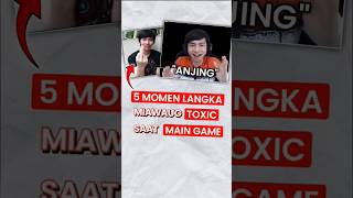 5 Momen Langka MiawAug Toxic 💀 yang terakhir sering jadi meme #shorts