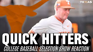 NCAA Tournament Selection Show Reaction