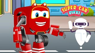 Supercar Rikki Saves People from AI Robo-Machine Creating a Nuisance in City!