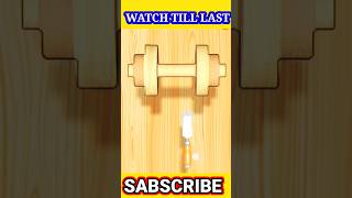wooden dumble made in 3d design || #shorts #youtubeshorts #trending #viral