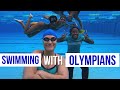 Swimming with OLYMPIANS