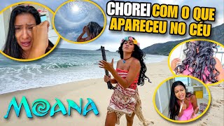 ME TRANSFORMEI NA MOANA E VI ALGO ESTRANHO NO CÉU!!! *CHOREI MUITO* 😭😳