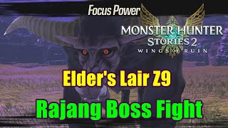 Elder's Lair Z9 - Rajang Boss Fight Monster Hunter Stories 2 Wings of Ruin