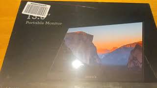 Unboxing 15.6" Portable Monitor, Zissu's Laptop USB C Monitor Full HD 1080P HDR IPS Review Amazon