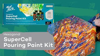 Product Demo | Hexagonal SuperCell Pouring Paint Kit 23pc